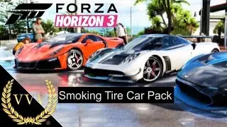 Forza Horizon 3 Smoking Tire Car Pack Trailer