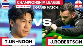 🔴T.Un-Nooh kontra Jimmy Robertson | Liga Mistrz&oacute;w Snookera 2022 | PEŁNY WIELKI MECZ | #snsnooker30