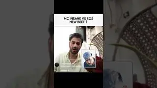 MC INSANE vs SOS | MC Insane on SOS for collaborating pakistani rapper Umer Anjum #mcinsane #sos