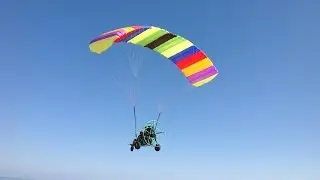 POWERED PARACHUTE Flying Argaka Cyprus Matheos (28/07/2015)