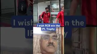 I hope RCB wins the IPL Trophy #rcbians