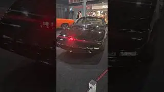 Pontiac Firebird (kitt) from the movie The Knight Rider replica at car event Classiqa 2025 #shorts