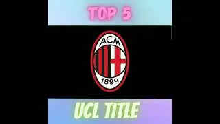 Top 5 Clubs With Most Titles In The Uefa Champions League | UCL