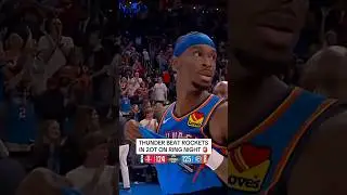 WILD DOUBLE OT THRILLER! 🤯 OKC WINS OPENING NIGHT EPIC! OKC, #ThunderUp #NBAShorts #DoubleOT