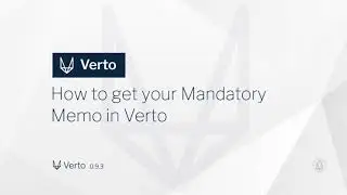 Get your mandatory memo in Verto