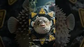 Puffer Fish 🐡 The Fish That Turns Into a Ball! #animalai #wildlife #animalfacts #funfacts
