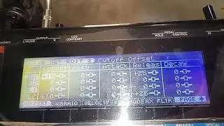 patch editing vaibrophone..Juno gi keyboard