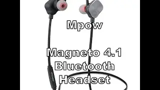 Unboxing+Review Mpow Magneto Bluetooth Headset