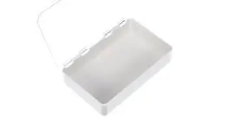 Plastic Stackable Household Container with Lid - mDesign