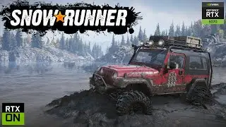 SnowRunner &ndash; Jeep Wrangler Completes &ldquo;Tourist Attraction&rdquo; on Drummond Island | Mud Struggle #offroad