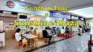 Sunshine Plaza Walk Tour & Lunch Vlog #singapore #lunch #food #dimsum #plaza #shopping #cafe #eatery