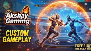 Playing with subscribers free fire live rank pushing and custom gameplay #freefirelovers