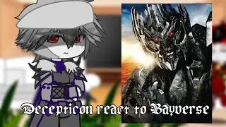 Transformers Prime decepticon react to Bayverse ||🇺🇸||Aira||