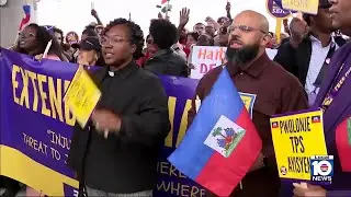Advocates march, calling for extension of TPS for Haitians