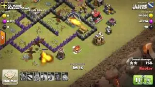CoC Dragattack on a maxed TH8 base 3