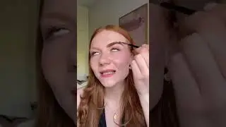 Dying my ginger brows dark 🐛