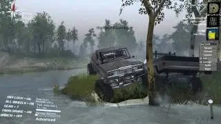 Spintires Multiplayer Part 1 With HighVolts(Skip) and Steffe
