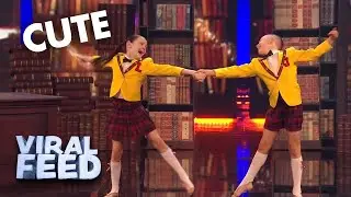 ADORABLE DANCE DUET TELLS A STORY | VIRAL FEED