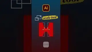 Scale tool in illustrator (Easy method) #graphicdesigntutorials