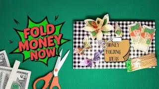 Money Folding Ideas ! Money Butterfly ! Flower Money Fold ! Money Bouquet