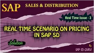 Solution for Realtime Scenario on pricing in sap sd  #pricing #sapsd #sap