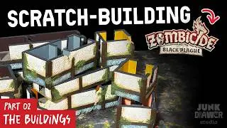 Продолжаю создавать свою самодельную доску для игры Zombicide Black Plague! // JunkDrawer Studio,...