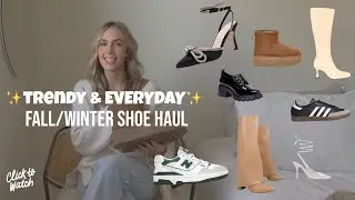 Fall & Winter Shoe Trends 2022/2023 | everyday boots, trendy sneakers, holiday shoes & more!