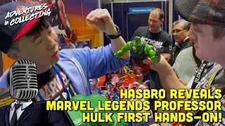 NEW YORK TOY FAIR 2026 &mdash; Exclusive First Ever Hands-On with Marvel Legends Professor Hulk!