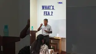Finite element analysis #mechanicalengineering #shorts | Dr. N V Dhandapani Ex.R&D BEML #mdcengg