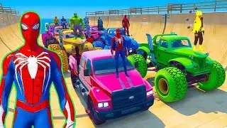 Spider-Man Rescue batman vs iron man vs venom funny Game GTA 5 superheroالرجل العنكبوت انقاذ باتمان