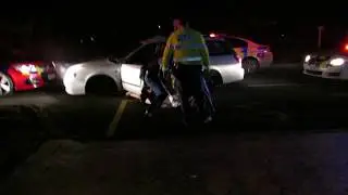 Tyre Spike Police Chase Te Kuiti Friday 28 July 2017 approx 7.15pm