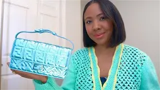AUTHENTIC FENDI  Wallet On Chain Baguette Review: What Fits Inside & Luxury Bag Comparison.