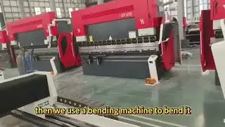 laser cutting and bending for metal process #cncmachine #lasercutting #carbonsteel