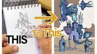How I Turn Simple Doodles Into Professional Digital Art