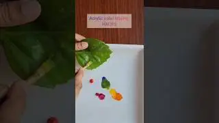 Color Mixing Secret with Acrylics #shorts