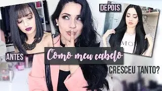 COMO MEU CABELO CRESCE TANTO? - 10 DICAS!