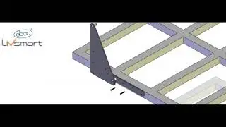 Ebco vertical wall bed fitting