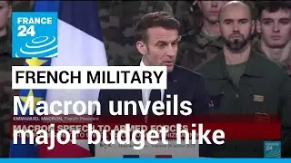REPLAY - Macron announces massive increase in defence spending &bull; FRANCE 24 English