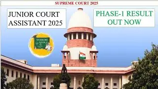Supreme Court JCA Result 2025 Out ✅ | Check Cut Off, Merit List & Scorecard Now!