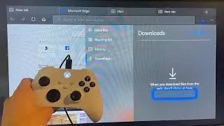 Xbox Series X/S: Как просматривать загруженные файлы в веб-браузере! (Microsoft Edge) 2025