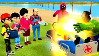 Scary Teacher 3D vs Squid Game Choose Right Tools Rescue Squid Girl Level Max Challenge