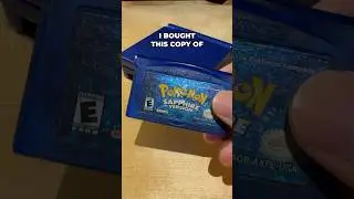 Я купил подержанный Pokemon Sapphire за 64 доллара #шорты