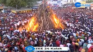 Holi 2025: Gujarat's biggest Holika Dahan ritual gets underway at Gandhinagar's Palaj village