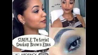 TUTORIAL | SIMPLE Smokey Brown Eyes w/ Ardency Inn Modster Pigments