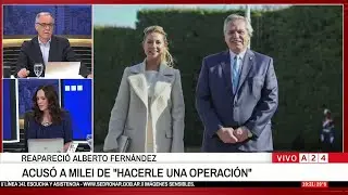 📢ALBERTO FERNÁNDEZ REAPARECIÓ Y CRITICÓ A MILEI: LO ACUSÓ DE HACERLE UNA OPERACIÓN