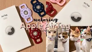 Apple AirTag unboxing + cat collar accessories 🐱