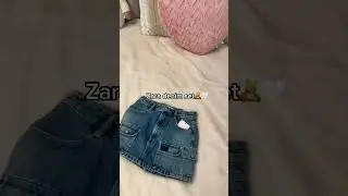 Zara Denim Set🧸🤍 #zara #zarahaul