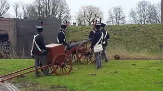 Artillery at Slot Loevestein