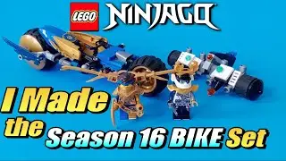 I Made Ninjago Season 16's Gold Dragon Motorbike Set