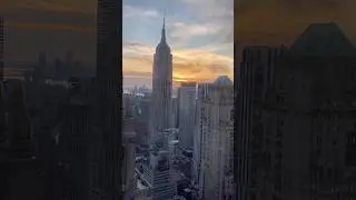 New York City glowing at sunset Neon horizons, evolving skylines and city that never stops dreaming
